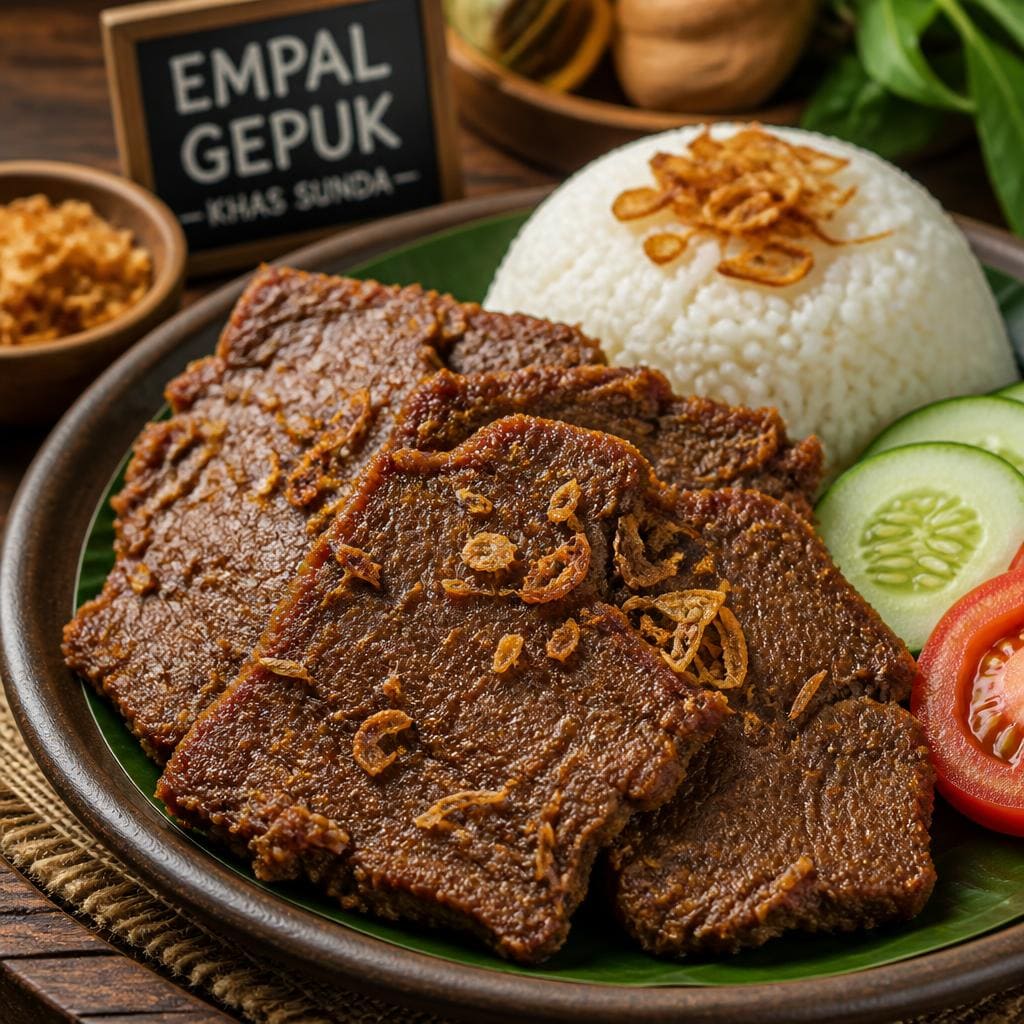 Empal Gepuk di RM Bumi Aki